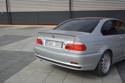 Spoiler CAP für BMW 3er E46 COUPE vor Facelift schwarz matt