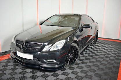 Seitenschweller Ansatz für Mercedes-Benz E-Klasse W207 Coupe AMG-Line schwarz matt