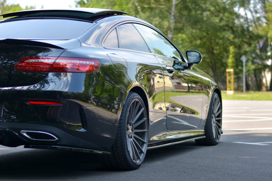 Seitenschweller Ansatz für Mercedes-Benz E-Klasse W213 Coupe (C238) AMG-Line Carbon Look