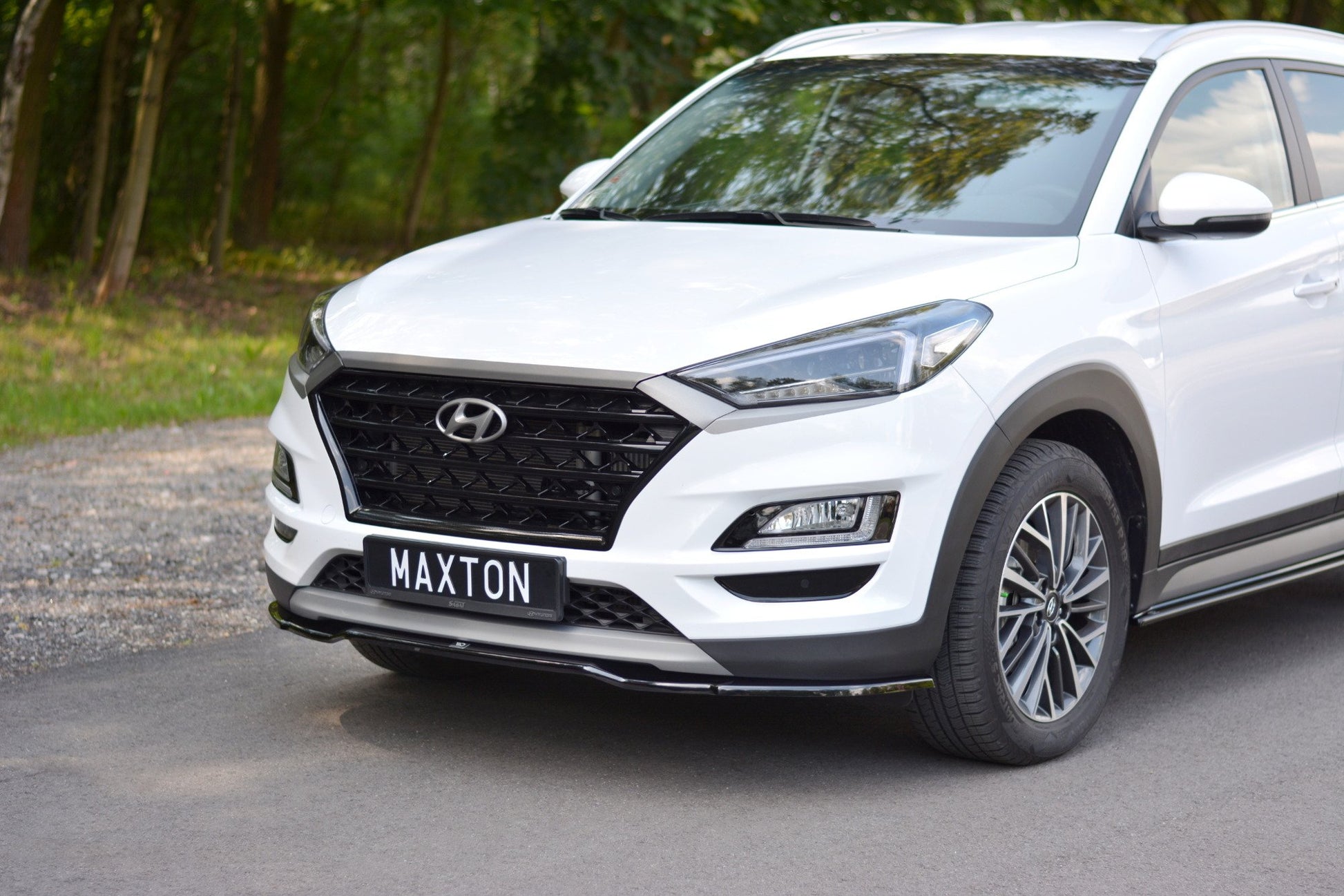 Front Ansatz V.2 für Hyundai Tucson Mk3 Facelift schwarz matt