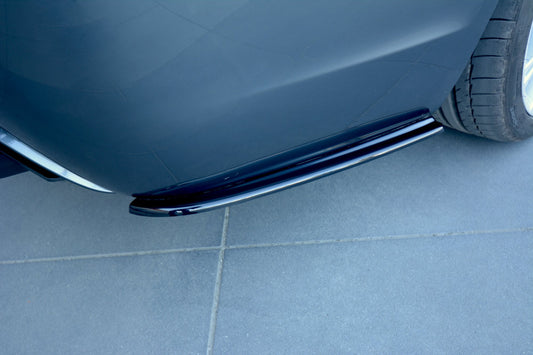Heck Ansatz Flaps Diffusor für BMW 5er E60/E61 M Paket Carbon Look