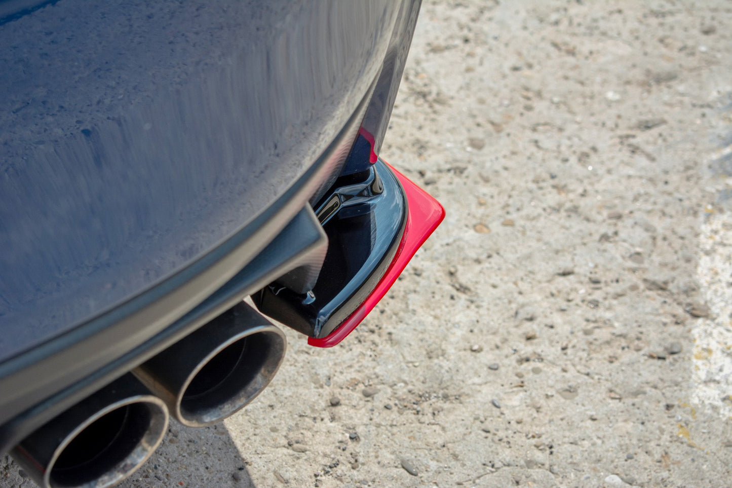 Heck Ansatz Flaps Diffusor V.2 für SUBARU WRX STI Carbon Look