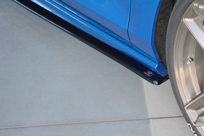 Seitenschweller Ansatz für Ford Focus ST / ST-Line Mk4 schwarz matt