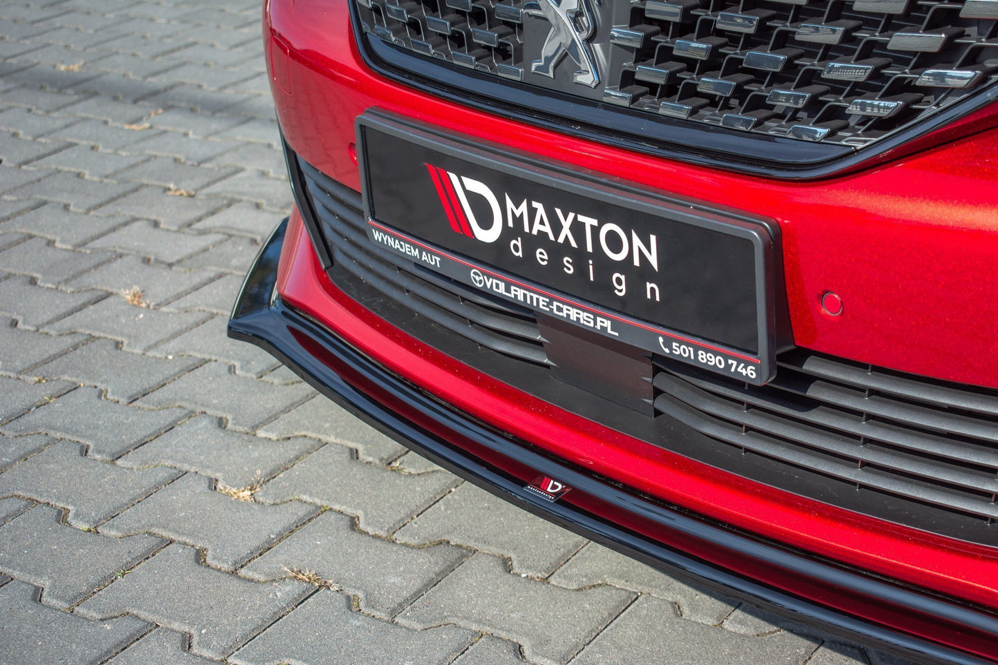 Front Ansatz V.2 für Peugeot 508 Mk2 Carbon Look