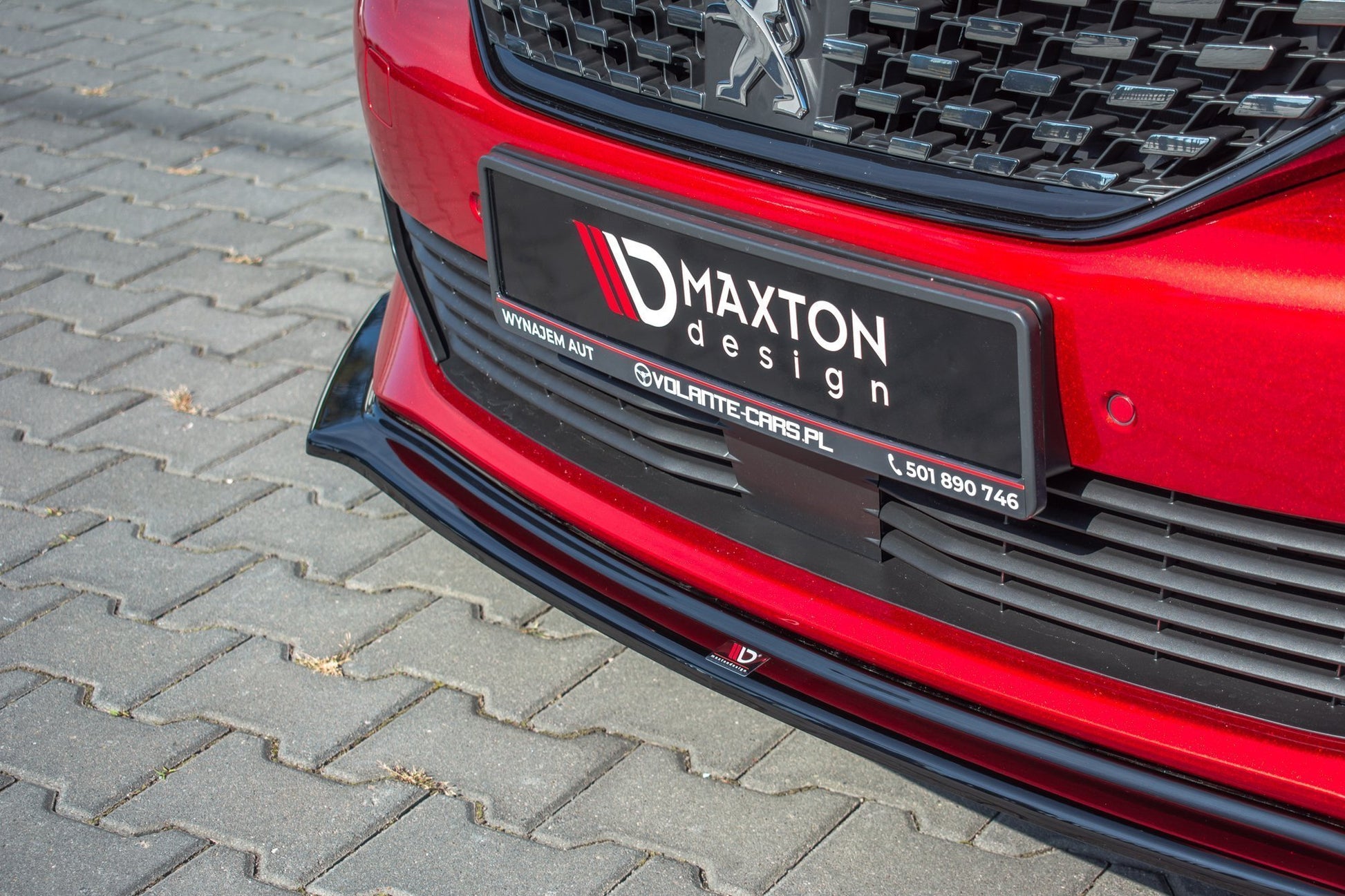 Front Ansatz V.2 für Peugeot 508 Mk2 Carbon Look