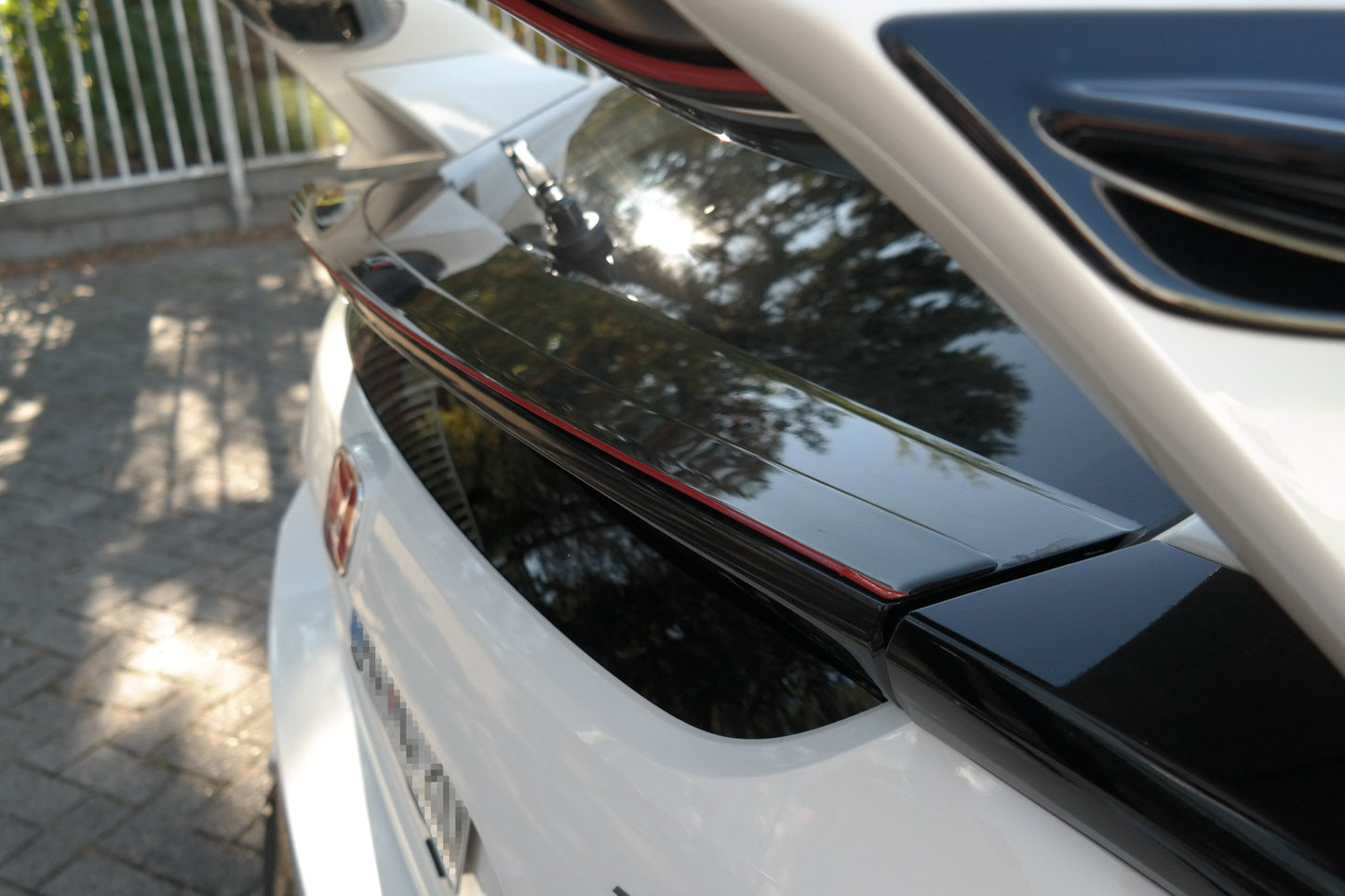 Unterer Spoiler CAP V.3 für HONDA CIVIC X TYPE R schwarz matt