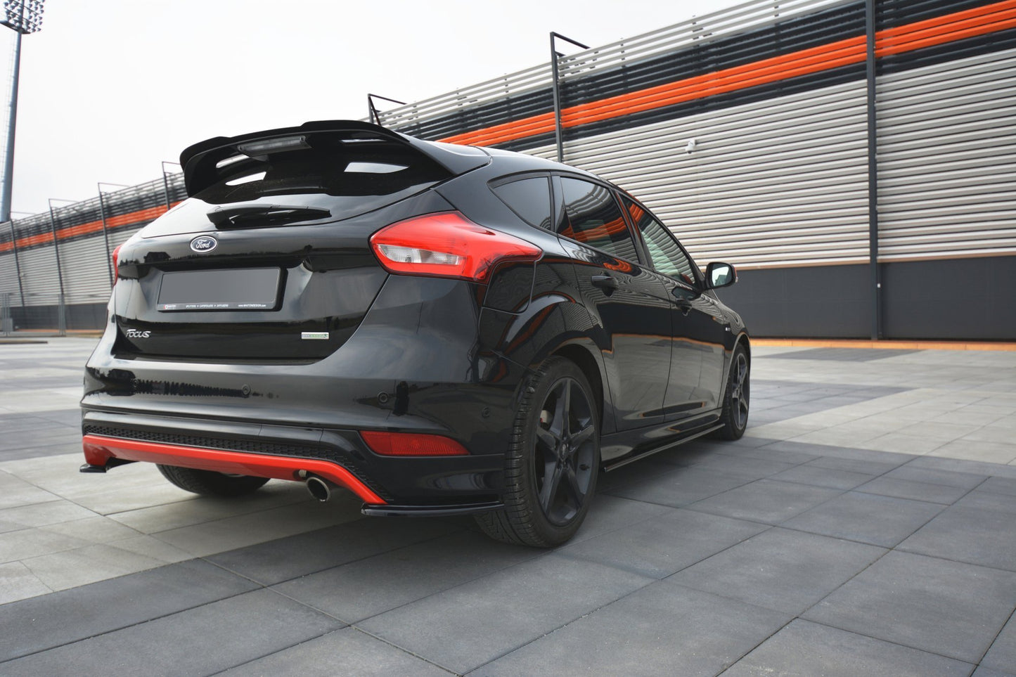Spoiler CAP für Ford Focus ST-Line Mk3 FL Carbon Look