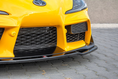 Front Ansatz V.2 für Toyota Supra Mk5 schwarz Hochglanz
