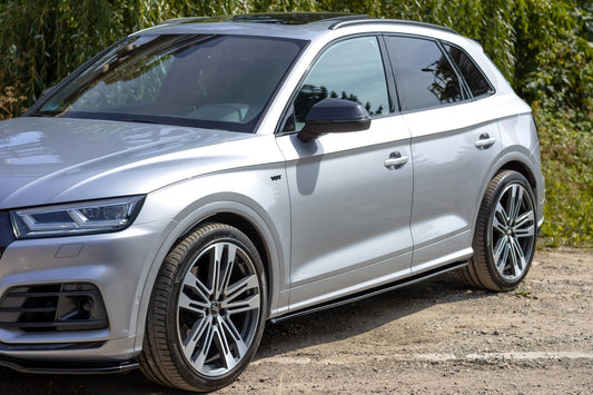 Seitenschweller Ansatz für Audi SQ5/Q5 S-line MkII Carbon Look