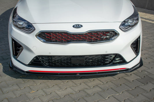 Front Ansatz V.3 für Kia ProCeed GT Mk 3 schwarz Hochglanz