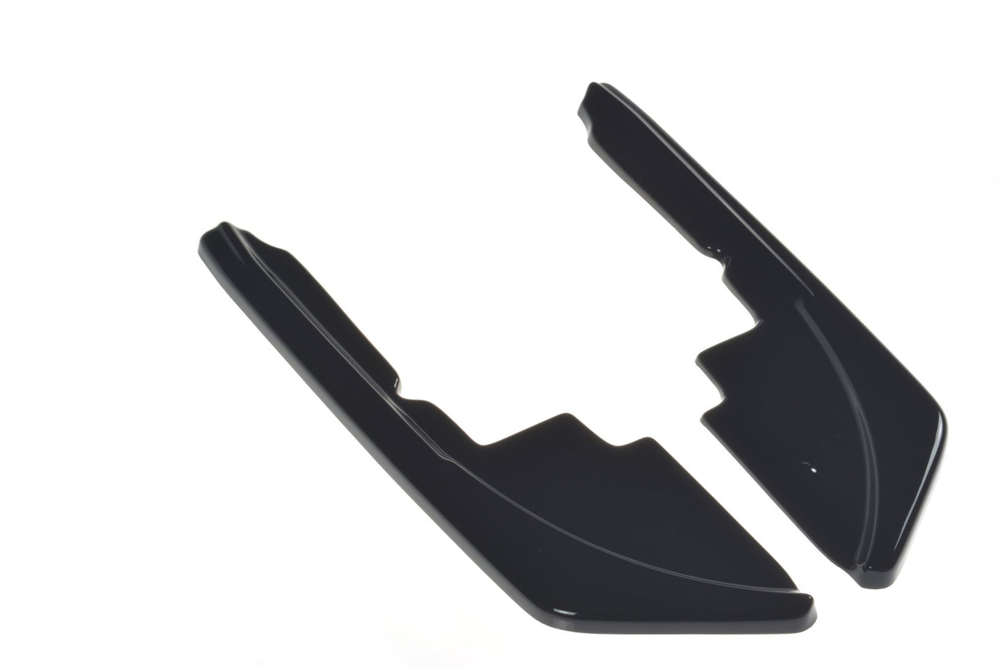 Heck Ansatz Flaps Diffusor für Peugeot 508 SW Mk2 schwarz Hochglanz