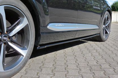 Seitenschweller Ansatz für Audi SQ7 / Q7 S-Line Mk.2 Carbon Look