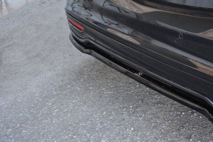 Mittlerer Diffusor Heck Ansatz für Mercedes S-KLASSE AMG-LINE W222 Carbon Look
