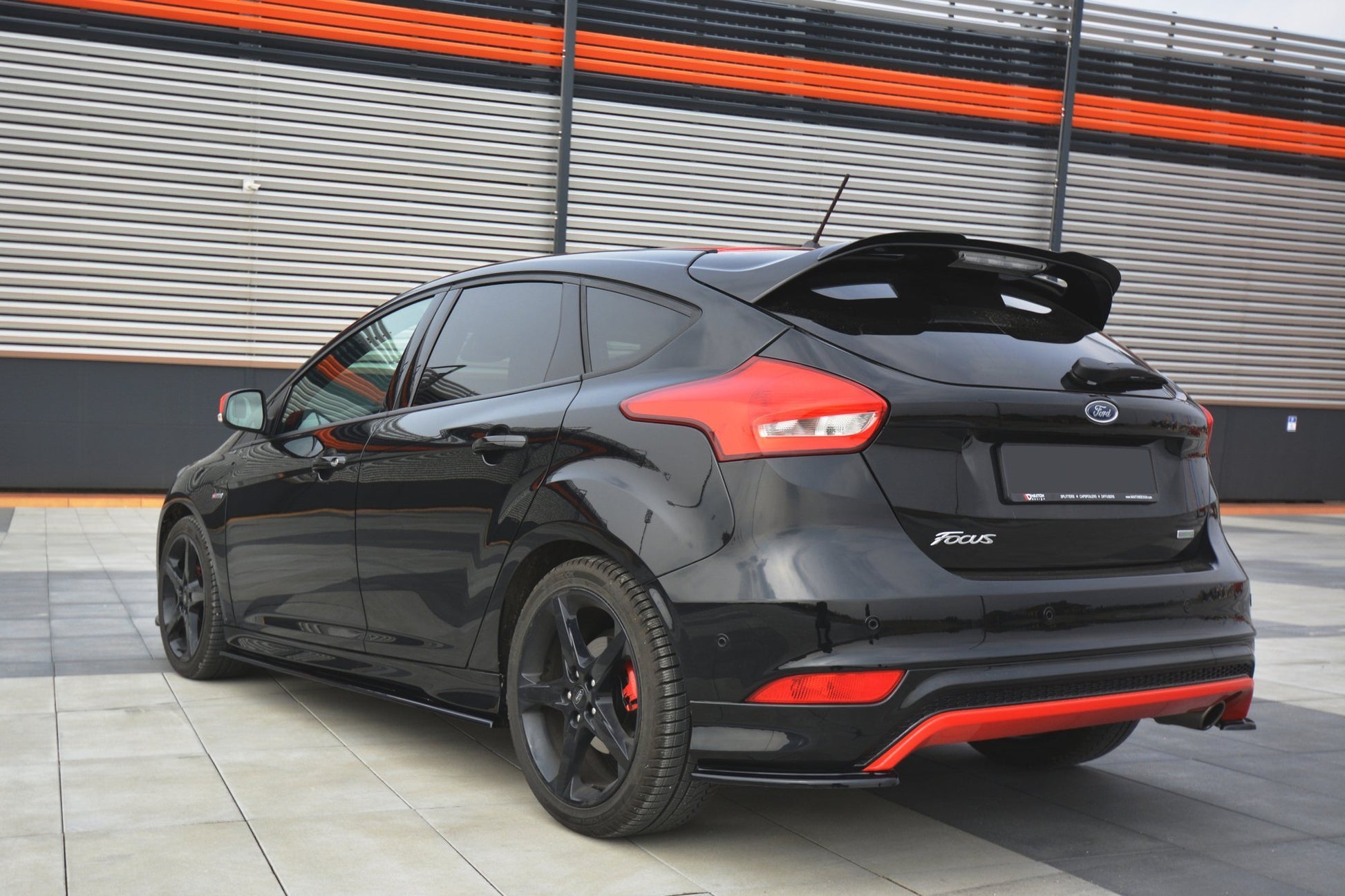 Spoiler CAP für Ford Focus ST-Line Mk3 FL Carbon Look