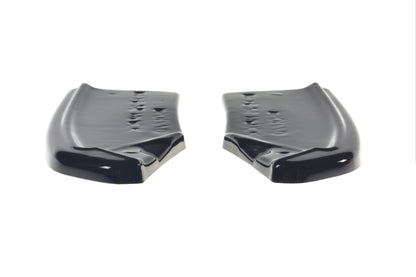 Heck Ansatz Flaps Diffusor für BMW X3 F25 M-Paket Facelift  schwarz Hochglanz