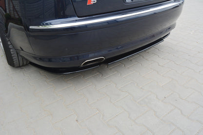 Mittlerer Diffusor Heck Ansatz für AUDI S8 D3 DTM LOOK Carbon Look
