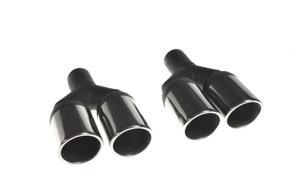 Diffusor Heck Ansatz für Ford Focus Mk4 St-line schwarz matt
