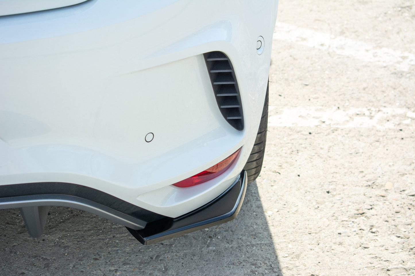 Heck Ansatz Flaps Diffusor für Renault Megane IV RS schwarz matt