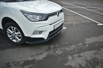 Front Ansatz V.1 für SSANGYONG TIVOLI schwarz matt