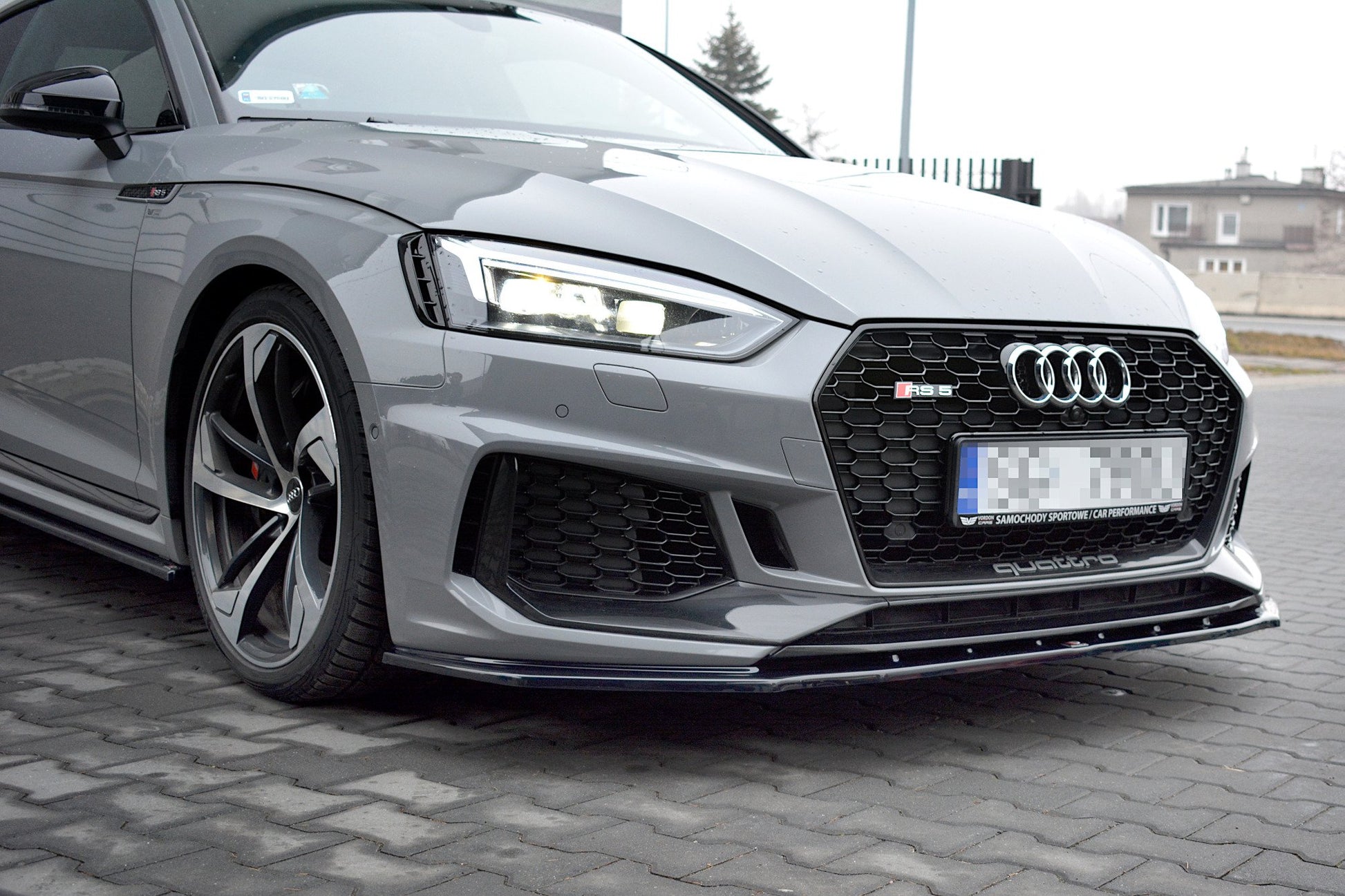 Front Ansatz V.1 für Audi RS5 F5 Coupe / Sportback schwarz matt