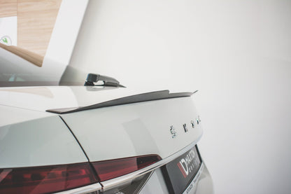Spoiler CAP V.2 für Skoda Superb Mk3 / Mk3 FL Hatchback Carbon Look