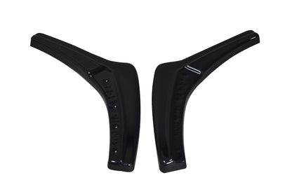 Heck Ansatz Flaps Diffusor V.2 für BMW 1er F20/F21 M-POWER FACELIFT schwarz Hochglanz