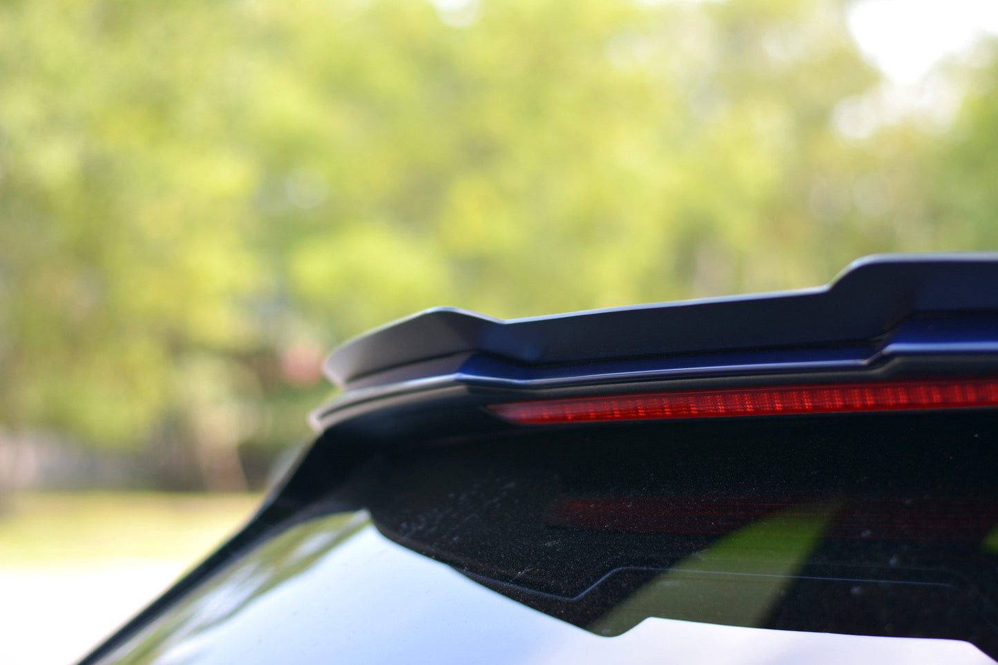 Spoiler CAP für Audi RS4 B9 Avant schwarz matt