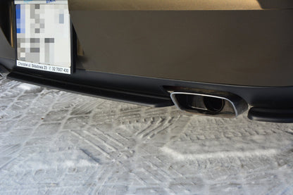 Mittlerer Diffusor Heck Ansatz für DODGE CHALLENGER MK3. PHASE-I SRT8 COUPE  schwarz Hochglanz