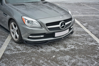 Front Ansatz V.1 für Mercedes SLK R172  schwarz matt