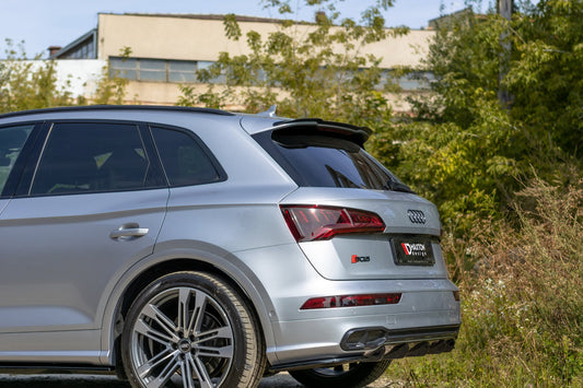 Spoiler CAP für Audi SQ5/Q5 S-line  MkII schwarz matt
