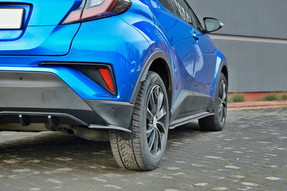 Heck Ansatz Flaps Diffusor für TOYOTA C-HR  Carbon Look