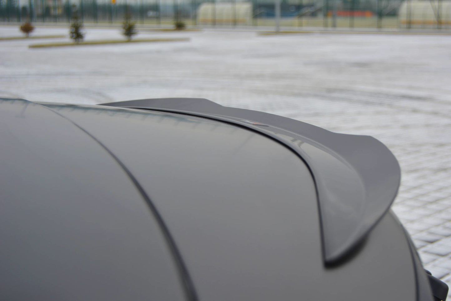 Spoiler CAP für JAGUAR XF X250 SPORTBRAKE Carbon Look