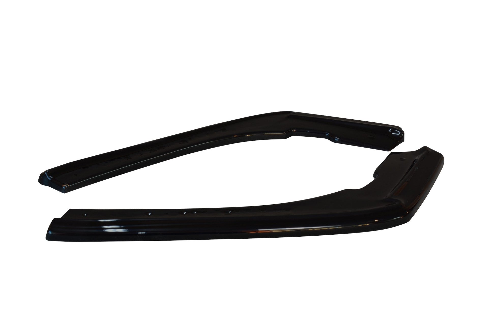 Heck Ansatz Flaps Diffusor für BMW 3er F30 PHASE-II SEDAN M-SPORT schwarz matt