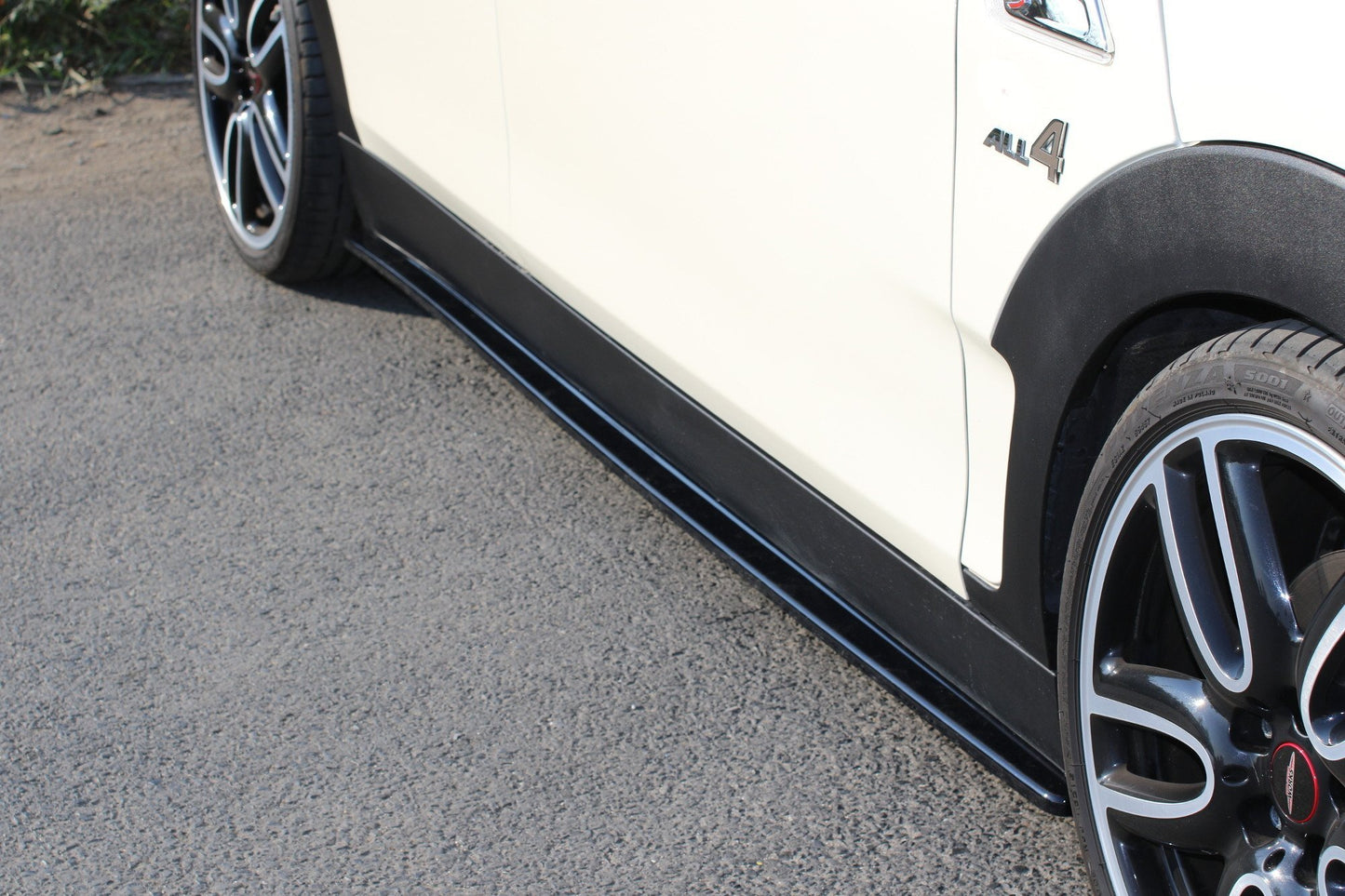 Seitenschweller Ansatz für MINI CLUBMAN S MK2 (F54) JCW schwarz matt