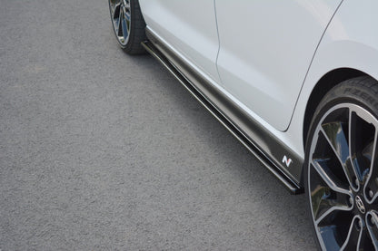 Seitenschweller Ansatz für V.1 für Hyundai I30 N Mk3 Hatchback / Fastback schwarz matt