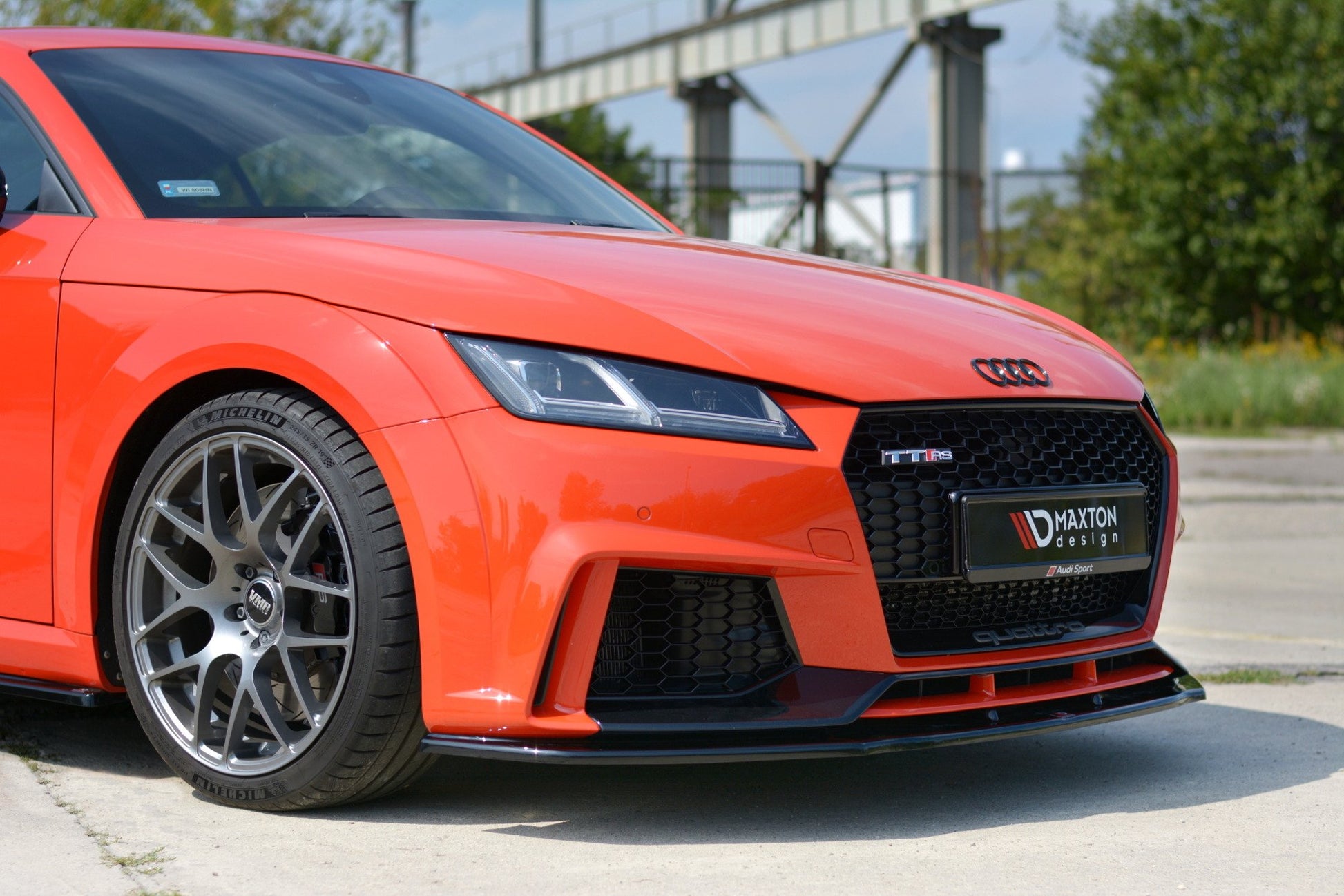 Front Ansatz V.1 für Audi TT RS 8S  Carbon Look