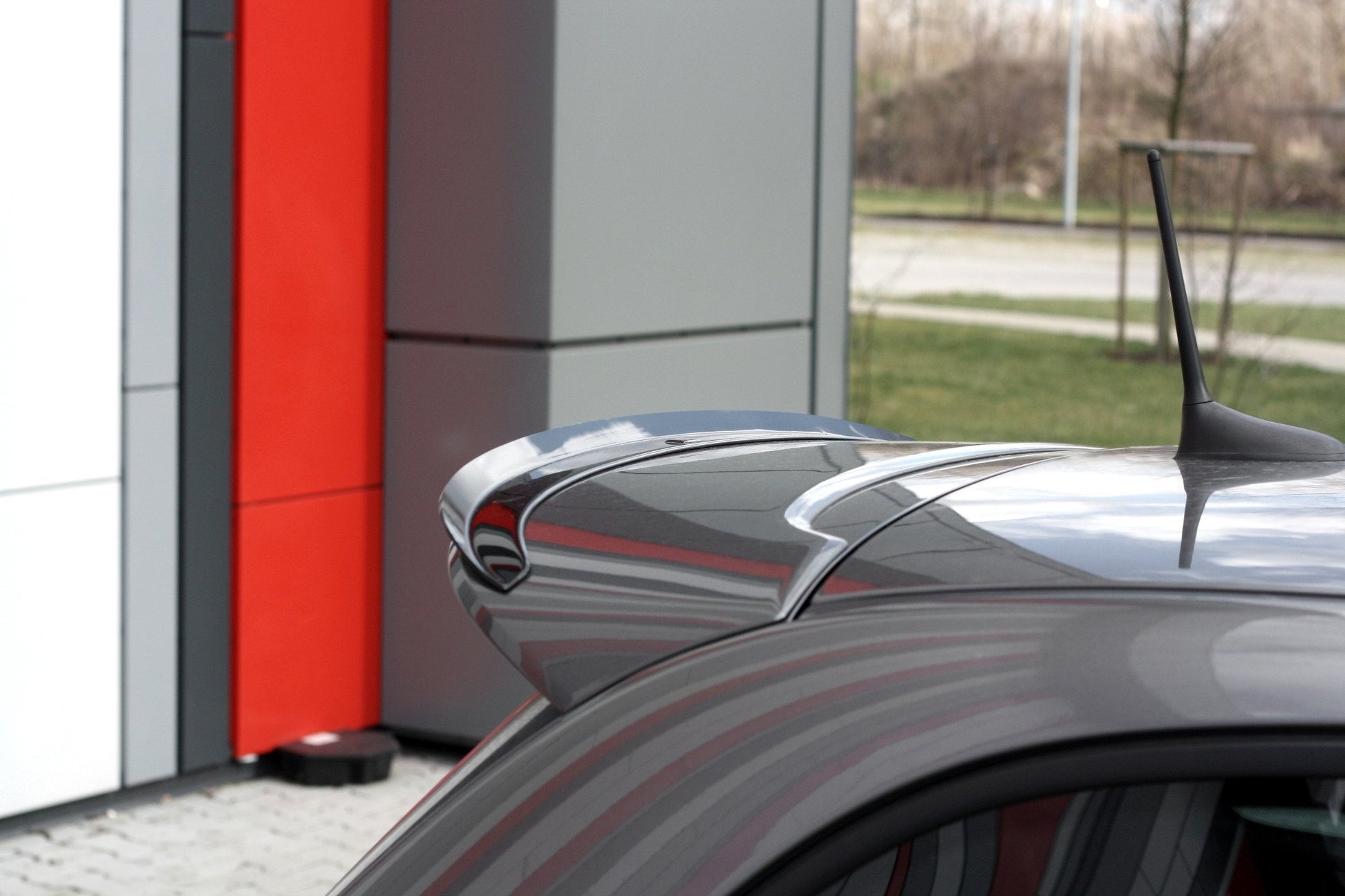 Spoiler CAP für FIAT 500 ABARTH MK1 FACELIFT Carbon Look