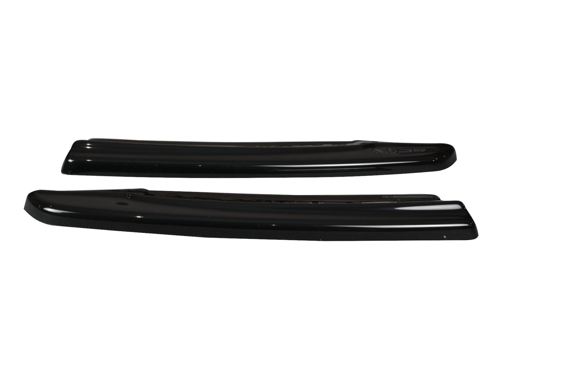 Heck Ansatz Flaps Diffusor für Mercedes CLA C117 AMG-LINE FACELIFT schwarz Hochglanz