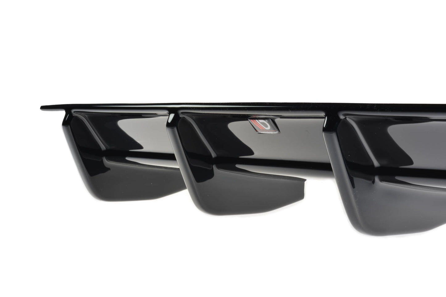 Diffusor Heck Ansatz für VW GOLF 7 R VARIANT FACELIFT  schwarz Hochglanz