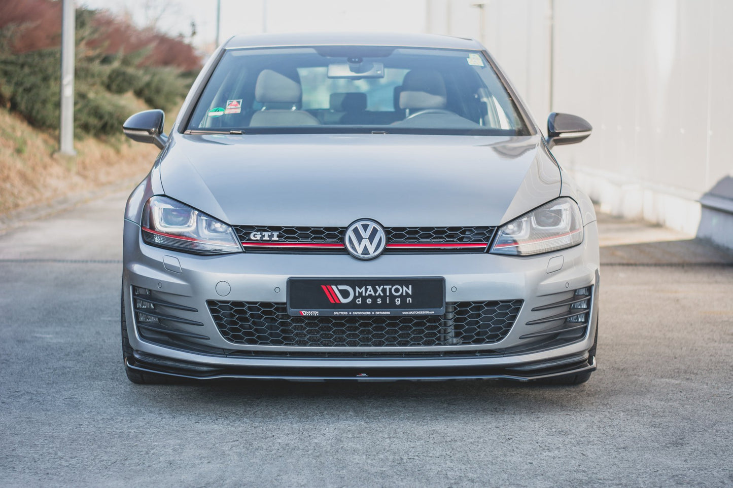 Front Ansatz V.2 für VW Golf 7 GTI  Carbon Look