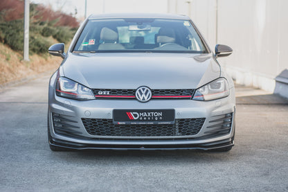 Front Ansatz V.2 für VW Golf 7 GTI  schwarz matt