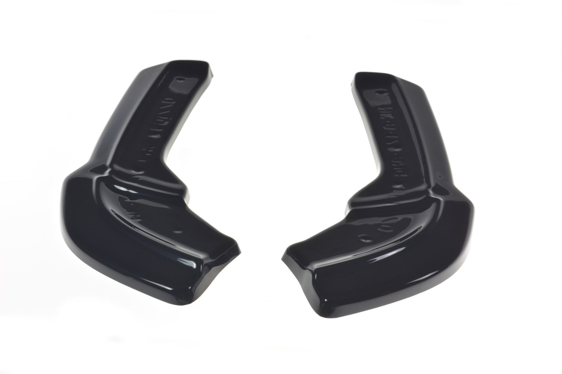 Heck Ansatz Flaps Diffusor für Mercedes A45 AMG W176 schwarz matt