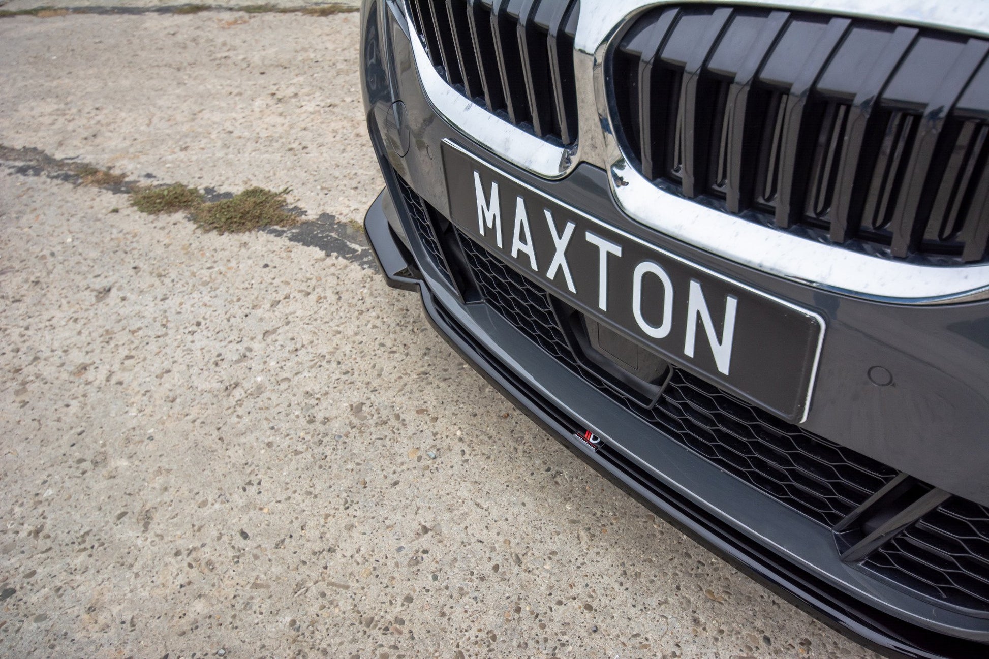 Front Ansatz V.2 für BMW 3er G20 M Paket schwarz matt