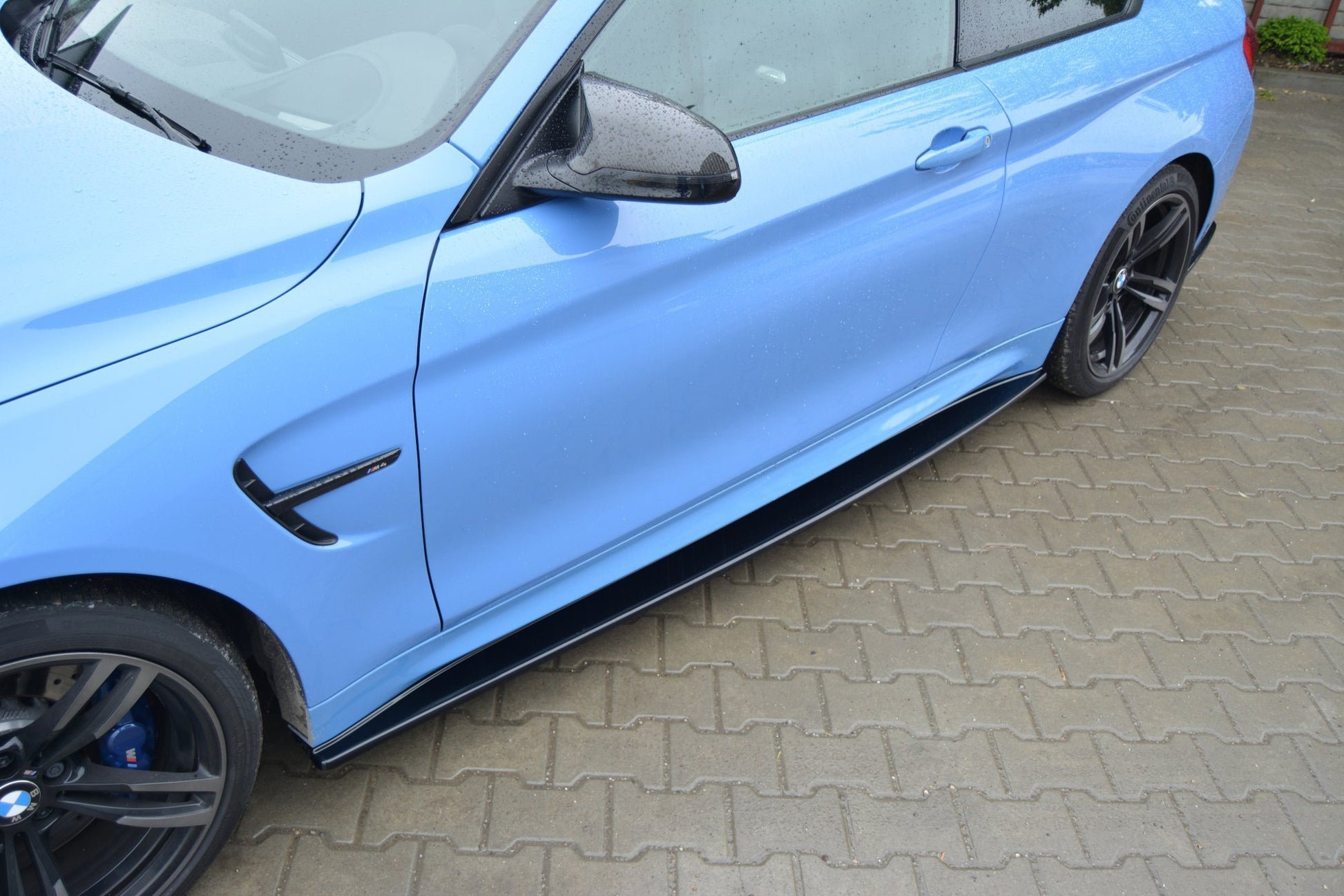 Seitenschweller Ansatz für BMW M4 F82 schwarz Hochglanz