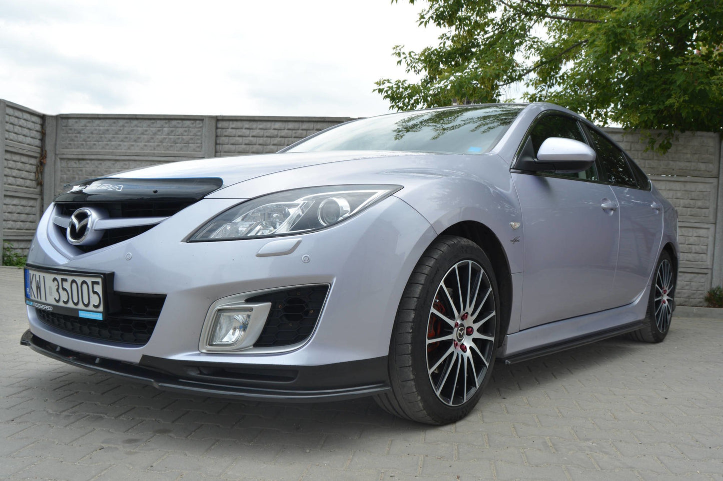 Seitenschweller Ansatz für MAZDA 6 MK2 SPORT HATCH (GH-SERIES) vor Facelift Carbon Look