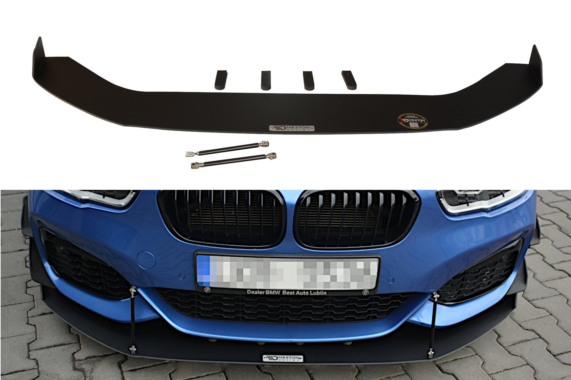 Racing Front Ansatz V.2 für BMW 1er F20/F21 M-Power FACELIFT