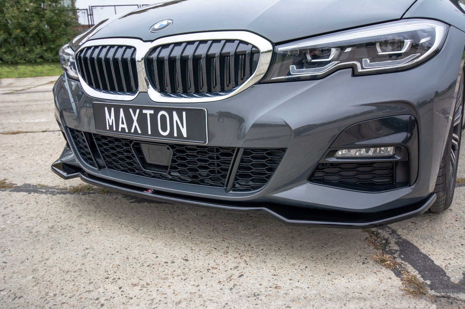 Front Ansatz V.2 für BMW 3er G20 M Paket schwarz matt