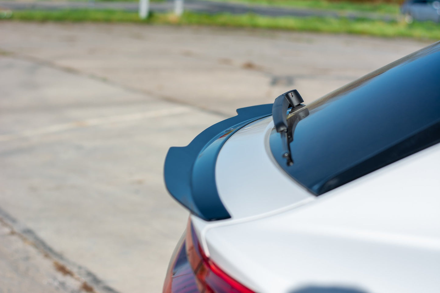 Spoiler CAP V.2 für Audi Q8 S-line schwarz matt