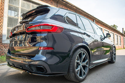 Seitenschweller Ansatz für BMW X5 G05 M Paket Carbon Look