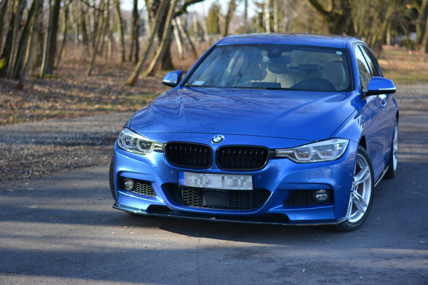 Front Ansatz für BMW 3er F30 FL SEDAN M-SPORT schwarz matt